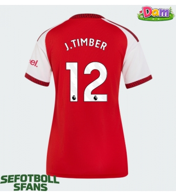 Arsenal Jurrien Timber #12 Hemmatröja Kvinnor 2026-27 Kortärmad
